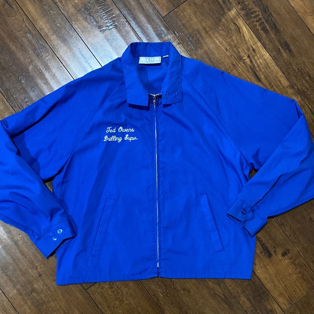Vintage 1994 King Louie East Texas Drilling Team Light Weight Jacket Size Large - Picture 2 of 11